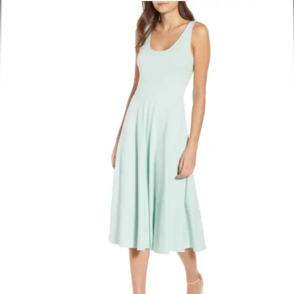 Leith Knit Midi Dress in Seafoam